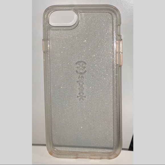 Speck iPhone 7/8 Clear Glitter Case - Picture 1 of 3